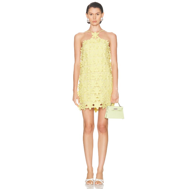 [冬季新品]Alexis LILY 裙子 黄色 REVOLVE小众