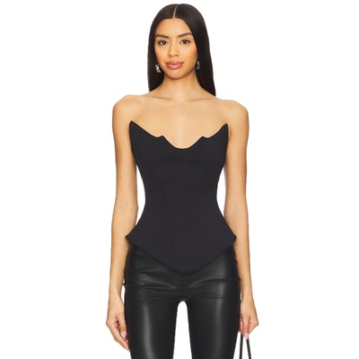 Mother of All APRIL 紧身上装 黑色REVOLVE小众新款