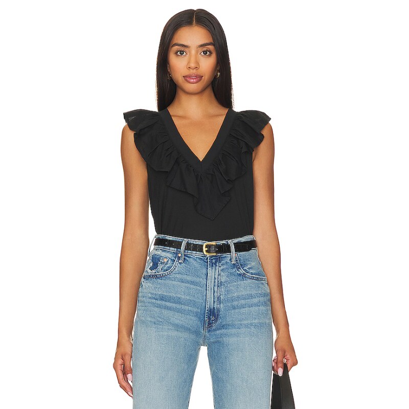 nation ltd golda 荷叶边上装revolve时尚小众新款