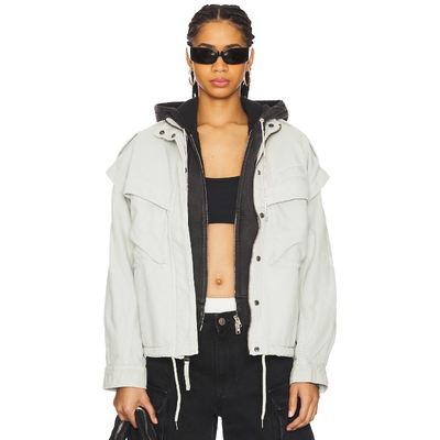 [春季新品]ALPHA INDUSTRIES 实用夹克白色美式休闲风REVOLVE小众