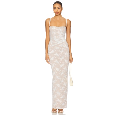 Nookie ARABELLA 长裙 白色REVOLVE小众新款