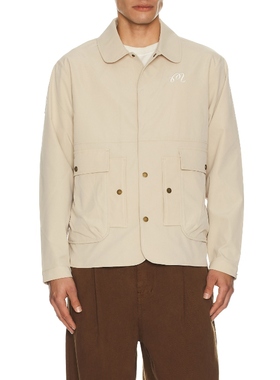 Malbon Golf BRIGANDS 夹克 棕色REVOLVE小众新款