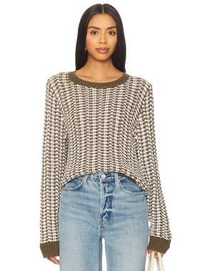 [冬季新品]Stitches & Stripes ELSI复古风格纹针织上衣 REVOLVE