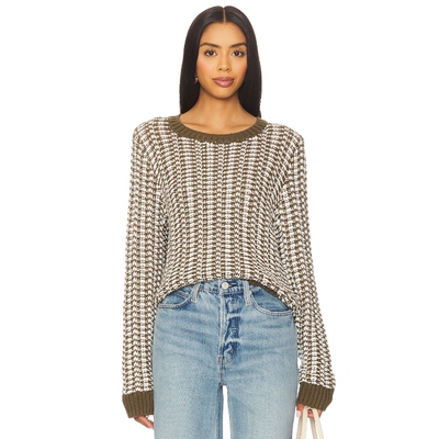 [春季新品]Stitches & Stripes ELSI复古格纹针织上衣REVOLVE保暖