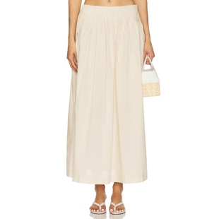 中性色调REVOLVE小众新款 半身裙 RENEE HEARTLOOM