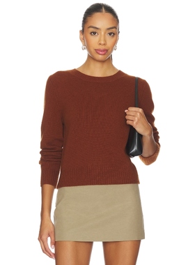 [春节穿搭]Elodie the Label LAON圆领毛衣酒红色羊毛REVOLVE保暖