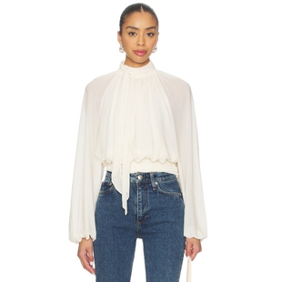 Ronny Kobo ANOUK 衬衫 象牙白REVOLVE小众新款