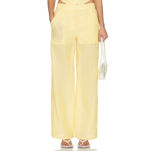 SIMKHAI SHEPARD WIDE LEG 裤子 26春夏新品 revolve小众新款