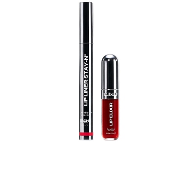 Sacheu Lip Liner STAY-N ＆ Lip Elixir Bundle Line ＆ Shine :