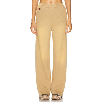 Aviator Nation ESSENTIAL 运动裤 棕黄色 美式休闲风REVOLVE小众