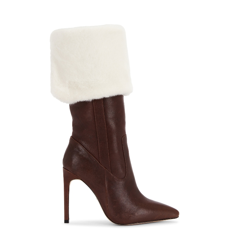 RAYE CRUZ 靴子 棕色REVOLVE小众新款