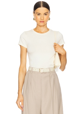 L'AGENCE 短袖T恤 白色REVOLVE小众