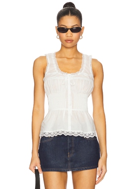 GUIZIO LILLIE 上装 白色REVOLVE小众新款