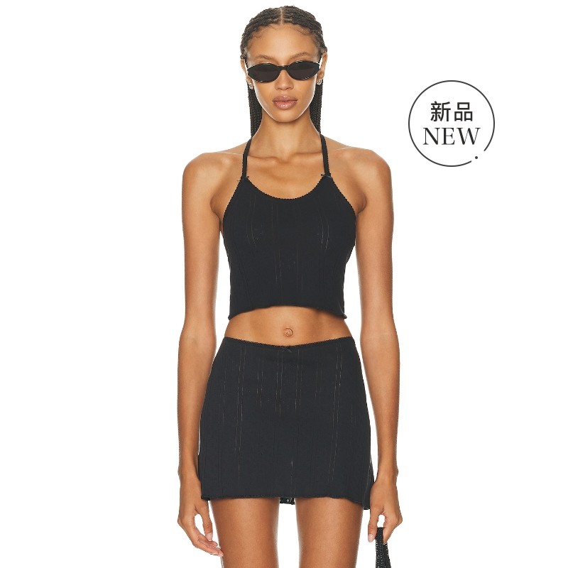 [秋冬新品]Cou Cou Intimates 上装 黑色REVOLVE小众