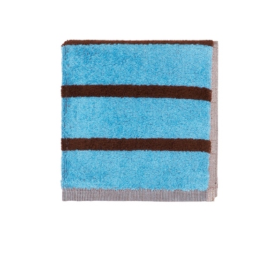 Dusen Dusen BIRD STRIPE WASHCLOTH 鸟纹毛巾 Blue,BrownREVOLVE