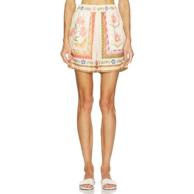 Agua Bendita WATTS 短裤 奶油色 美式休闲风REVOLVE小众新款