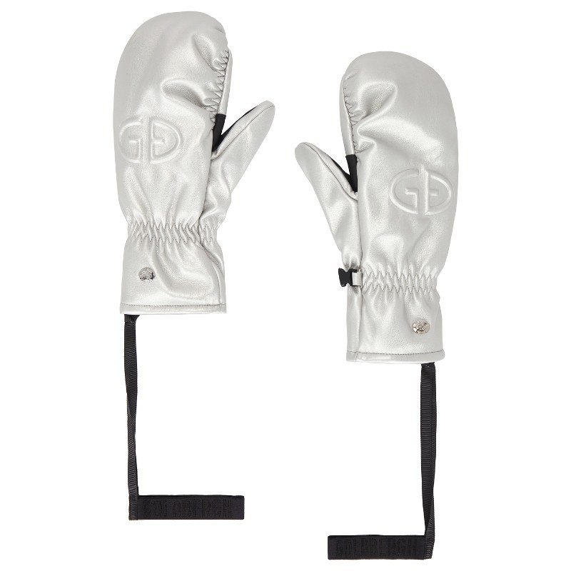 Goldbergh 戈德堡 CHARMER 连指手套 金属银色REVOLVE小众新款