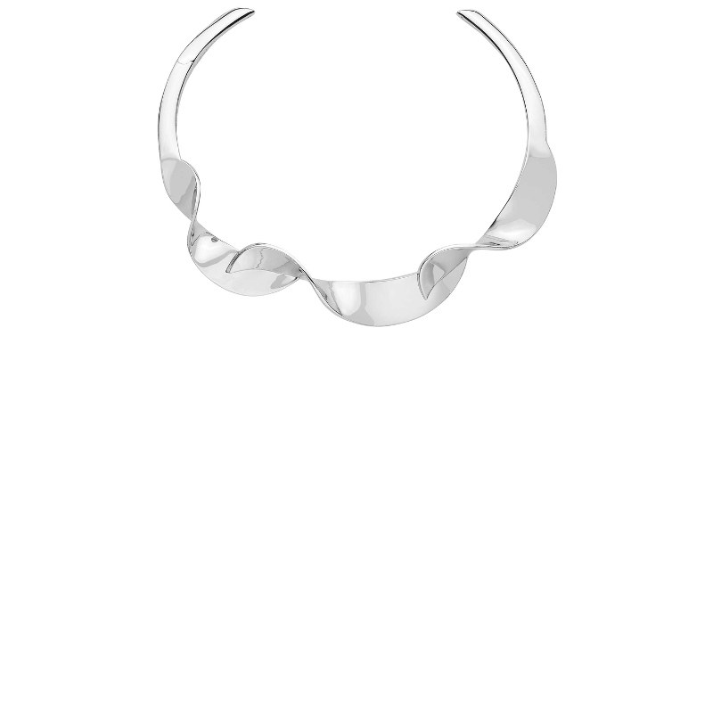 Demarson LIVY 项链 金属银色REVOLVE小众新款