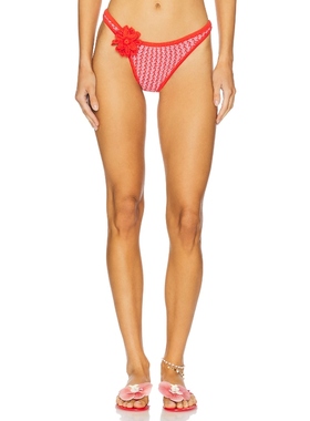 DEVON WINDSOR NEO 比基尼泳裤 红色 y2k辣妹风REVOLVE