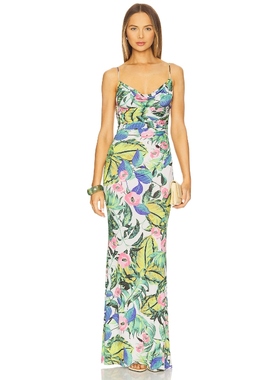 Katie May BETH 针织长裙 绿色REVOLVE小众新款