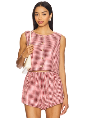 Posse RIO 上装 红色 y2k辣妹风REVOLVE小众新款