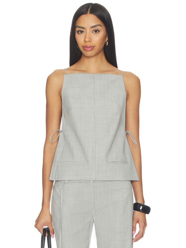 St. Agni Square Side Tie Top 26春夏新品 revolve小众新款