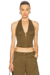 Cult Gaia DAVEY 上装 橄榄色