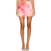 珊瑚色REVOLVE小众新款 Lovers MARIAH 半身裙 and Friends