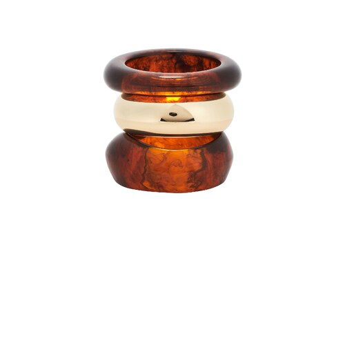 Epifene Bangles Set Of 3 棕色REVOLVE小众新款