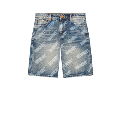 Memory Lane REPEAT 短裤 蓝色REVOLVE小众新款