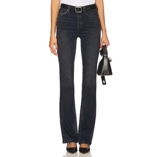 CITIZEN 美式 CINDY 蓝色 复古风REVOLVE小众 喇叭口牛仔裤 COTTON