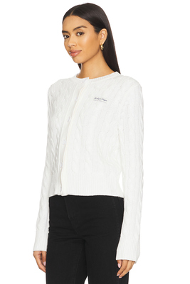 Terez DODGERS 开衫 白色REVOLVE冬季保暖