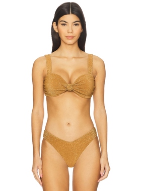 BEACH RIOT SOPHIA 比基尼文胸上装 棕色REVOLVE小众新款