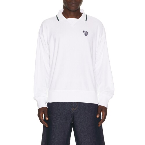 Polo Ralph Lauren Lightweight Terry Tennis Logo Polo Sweatsh