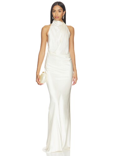 The Sei Halter Drape Gown revolve小众新款