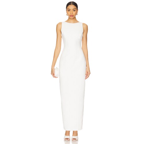 [秋冬新品]Amanda Uprichard DRESS 长裙象牙白礼服裙REVOLVE小众