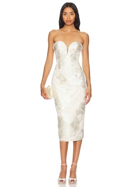 Katie May TRACEY 裙子白色REVOLVE小众新款