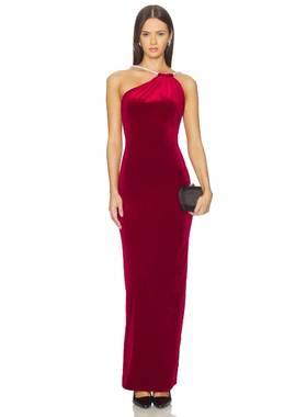 NBD Juna Maxi Dress 红色REVOLVE小众新款