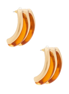 8 Other Reasons GIA 铆钉耳饰 橙色REVOLVE小众新款