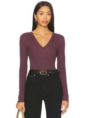 [春季新品]Free People NERIA 长袖款 紫色 基础易搭内搭REVOL