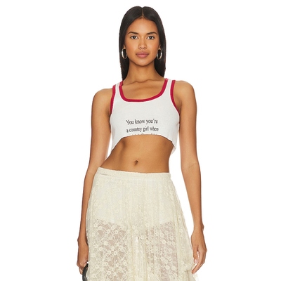 The Laundry Room When What Cropped Rib Tankrevolve时尚小众新