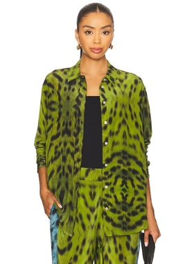 [冬季新品]Muma World LYNX 长袖上装 绿色y2k辣妹风REVOLVE小众