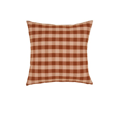 HAWKINS NEW YORK ESSENTIAL GINGHAM 抱枕  粉色 秋冬新品REVOL