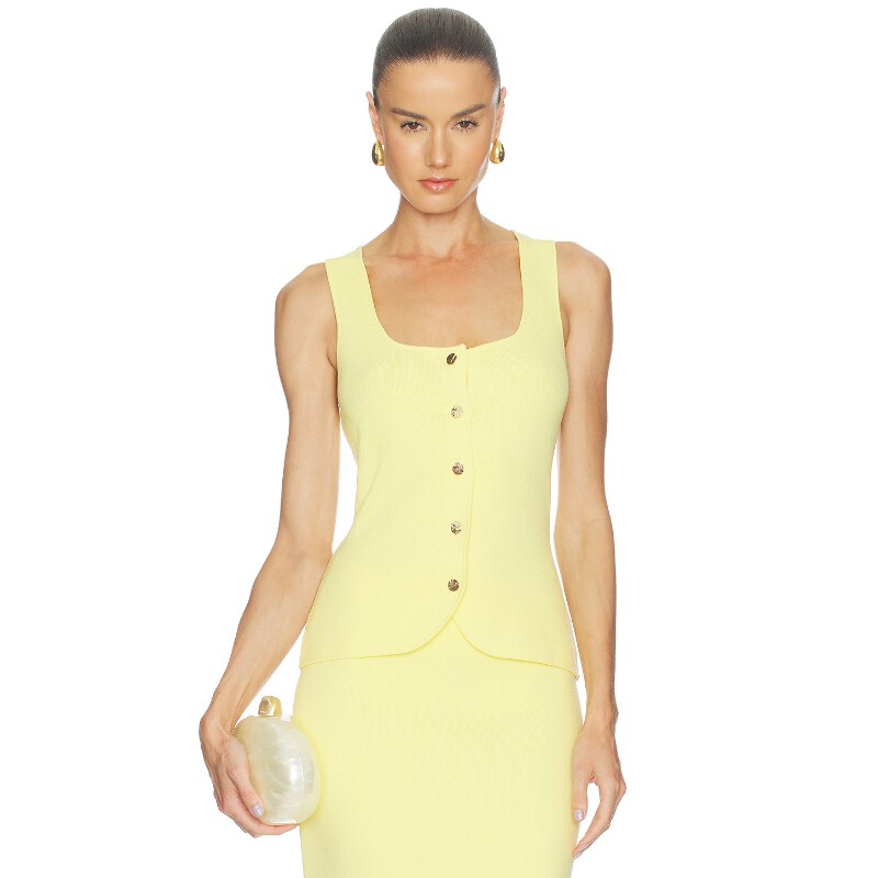 525 America Maria Button Front Corset Top 26夏季新品 revolve