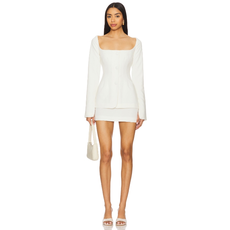 Lovers and Friends PIADA 裙子 白色REVOLVE小众新款