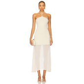 春季 米色 新品 OCHS 针织裙子 VETA REVOLVE小众