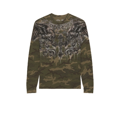 [冬季新品]Affliction FRAGMENTED T恤REVOLVE小众