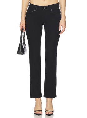 EB Denim LOLA SLIM CIGARETTE 牛仔裤 黑色 美式复古风REVOLVE小