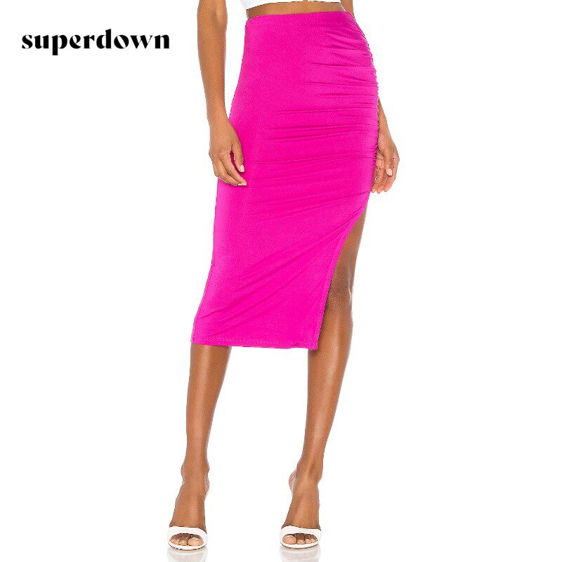 superdown TIFFANI 褶边中长半身裙 REVOLVE|msdalam kategori Butik wanita / wanita, skirt - dari Buy2taobao.com untuk memberikan perkhidmatan ejen Taobao profesional membeli