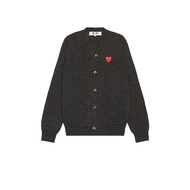 [早秋新品] COMME des GARCONS PLAY川久保玲开衫羊毛衫REVOLVE